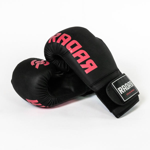 Bokshandschoenen kids Zwart/Roze - Radar Gear – Premium sportkleding & accessoires voor topprestaties