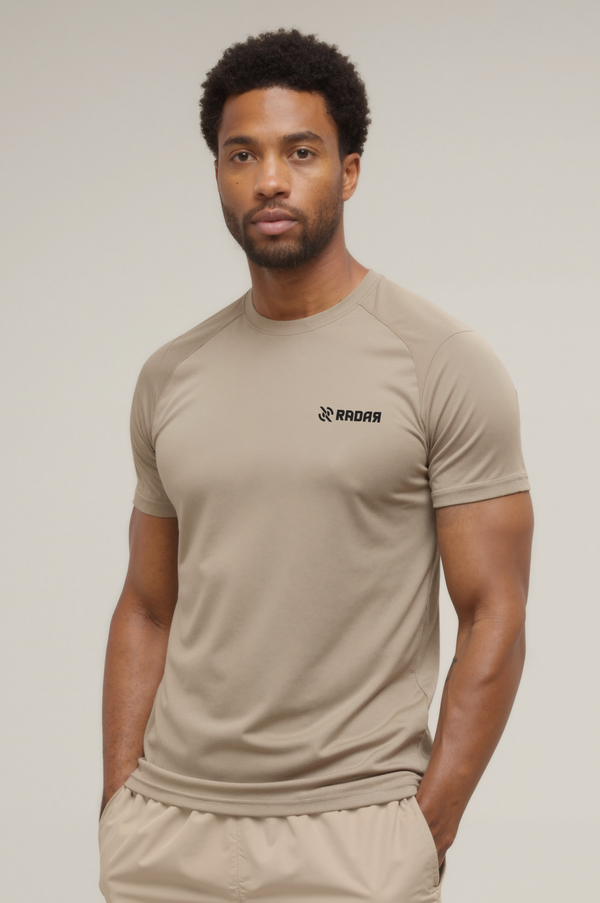 Performance shirt Beige