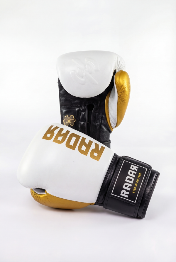 Boxing Gloves White Gold