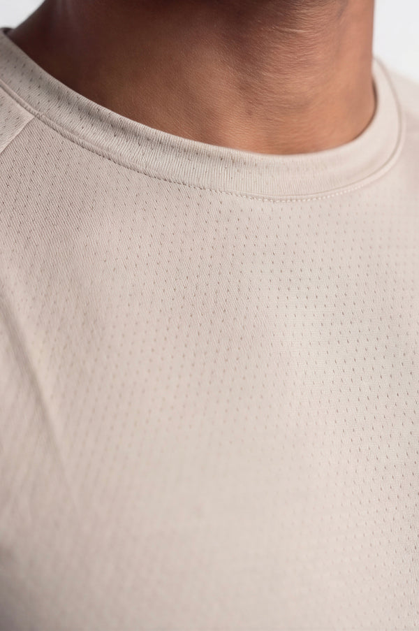 Performance shirt Beige