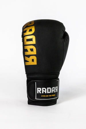 Bokshandschoenen kids Zwart/Goud - Radar Gear – Premium sportkleding & accessoires voor topprestaties