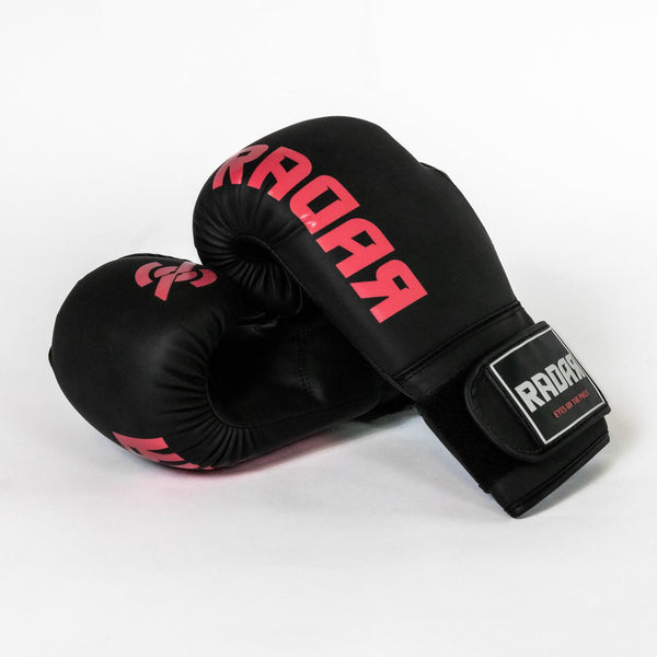 Bokshandschoenen kids Zwart/Roze - Radar Gear – Premium sportkleding & accessoires voor topprestaties