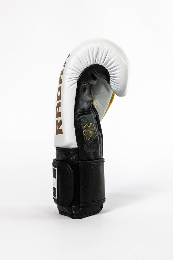 Bokshandschoenen Wit Goud - Radar Gear – Premium sportkleding & accessoires voor topprestaties