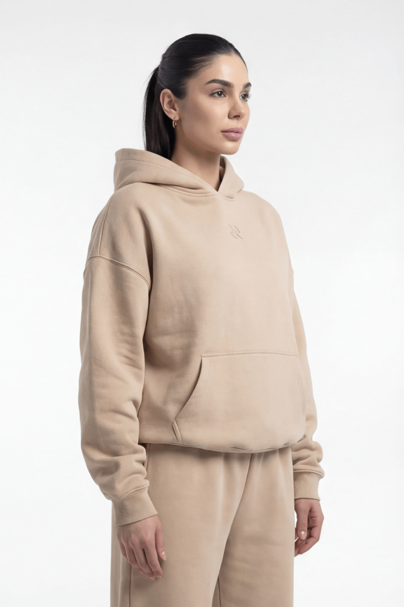 ESSENTIAL OVERSIZED HOODIE CREME