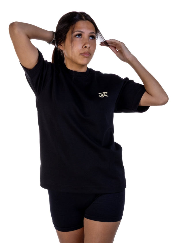 Go Getter Oversized T-shirt Zwart Dames - Radar Gear – Premium sportkleding & accessoires voor topprestaties