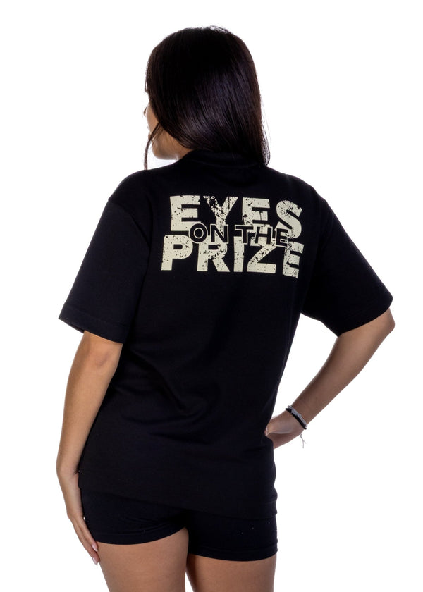 Go Getter Oversized T-shirt Zwart Dames - Radar Gear – Premium sportkleding & accessoires voor topprestaties