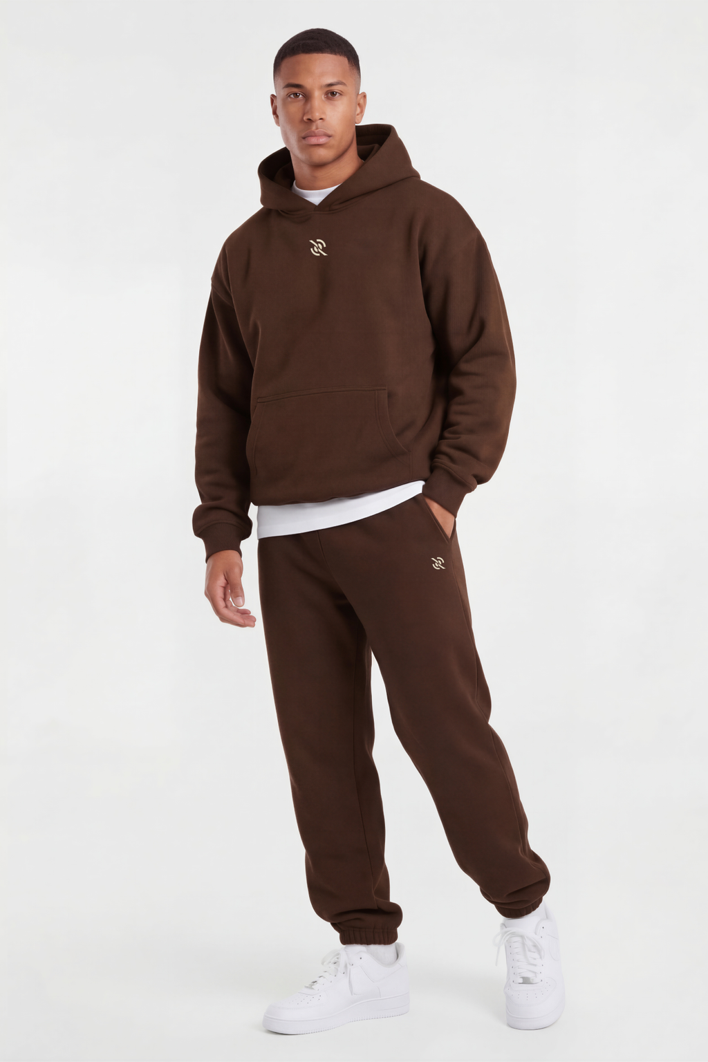 ESSENTIAL OVERSIZED HOODIE BRUIN