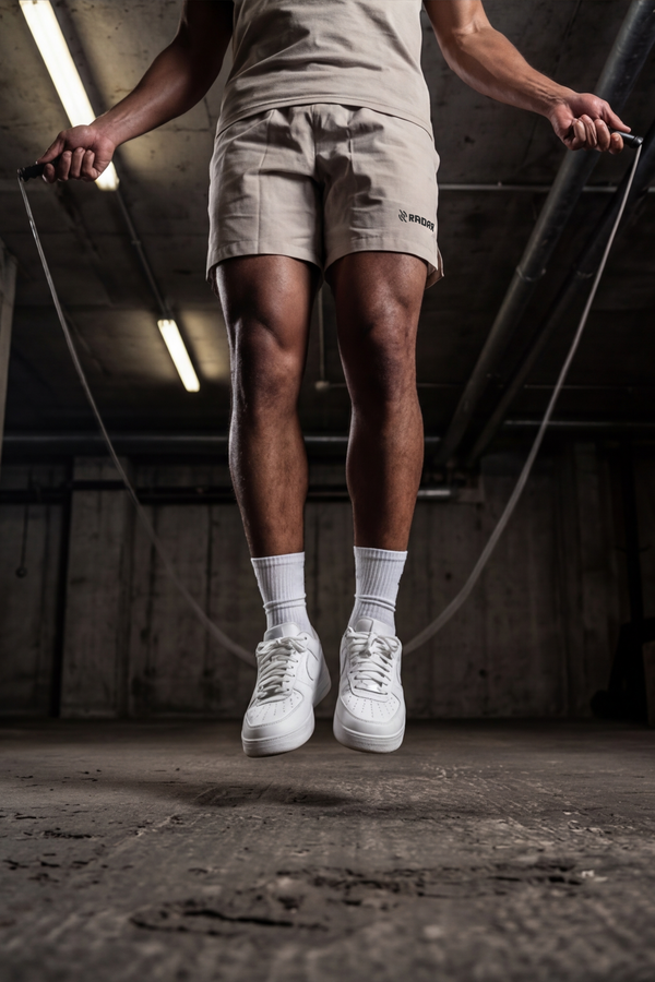 Performance shorts Beige