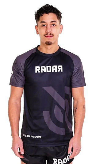 Muay Thai Shirt - Black/Grey - Radar Gear – Premium sportkleding & accessoires voor topprestaties