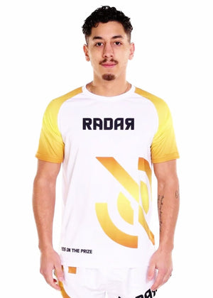 Muay Thai Shirt - Wit/Geel - Radar Gear – Premium sportkleding & accessoires voor topprestaties
