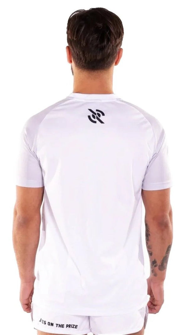 Muay Thai Shirt - Wit/Grijs - Radar Gear – Premium sportkleding & accessoires voor topprestaties