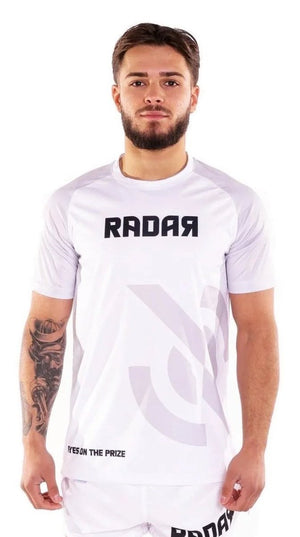 Muay Thai Shirt - Wit/Grijs - Radar Gear – Premium sportkleding & accessoires voor topprestaties
