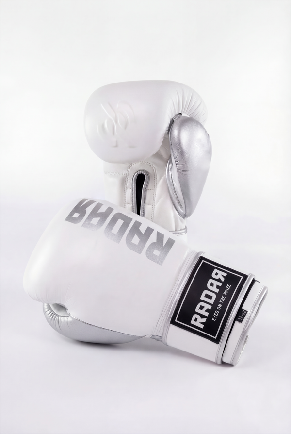 Boxing Gloves Silver