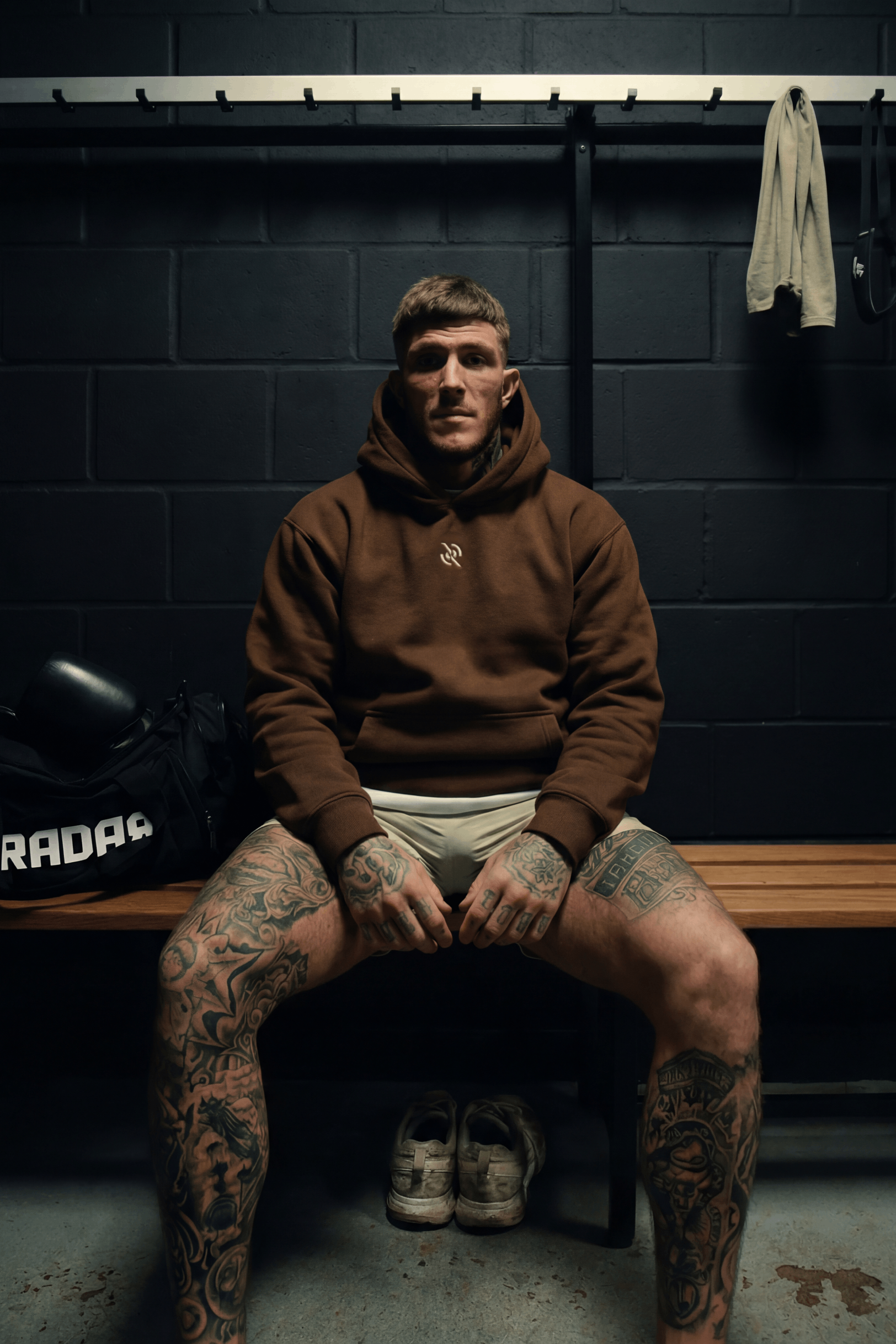 ESSENTIAL OVERSIZED HOODIE BRUIN