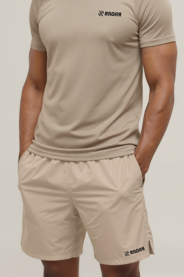 Performance shorts Beige