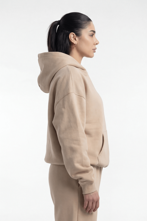 ESSENTIAL OVERSIZED HOODIE CREME
